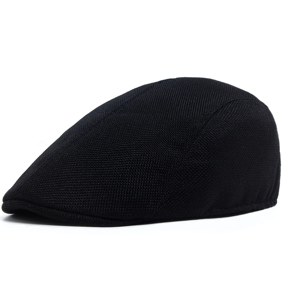 Breathable Linen Ivy Cap | Heritage Driving Flat Cap | Urban Caps NZ