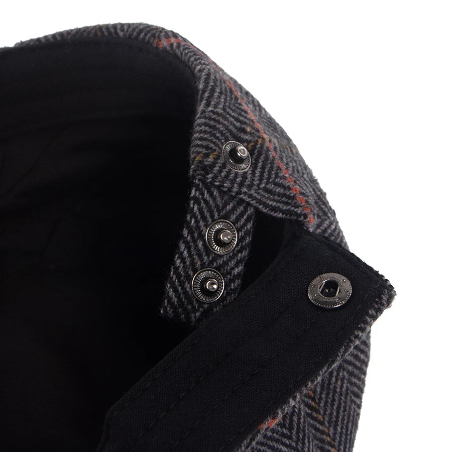 Woollen Herringbone Ivy Cap | Highland Heritage Flat Cap | Urban Caps NZ