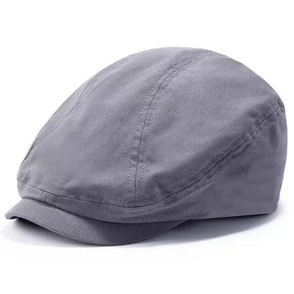 Torino XL Cotton Flat Cap – Extra Large Newsboy Cap for Men & Women (55–65cm)