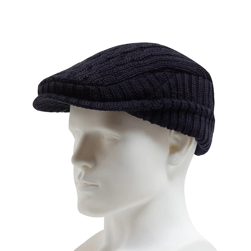Knitted Earflap Ivy Cap | Scottish Country Flat Cap | Urban Caps NZ