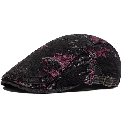 Floral Print Cotton Ivy Cap | Country Garden Flat Cap | Urban Caps NZ