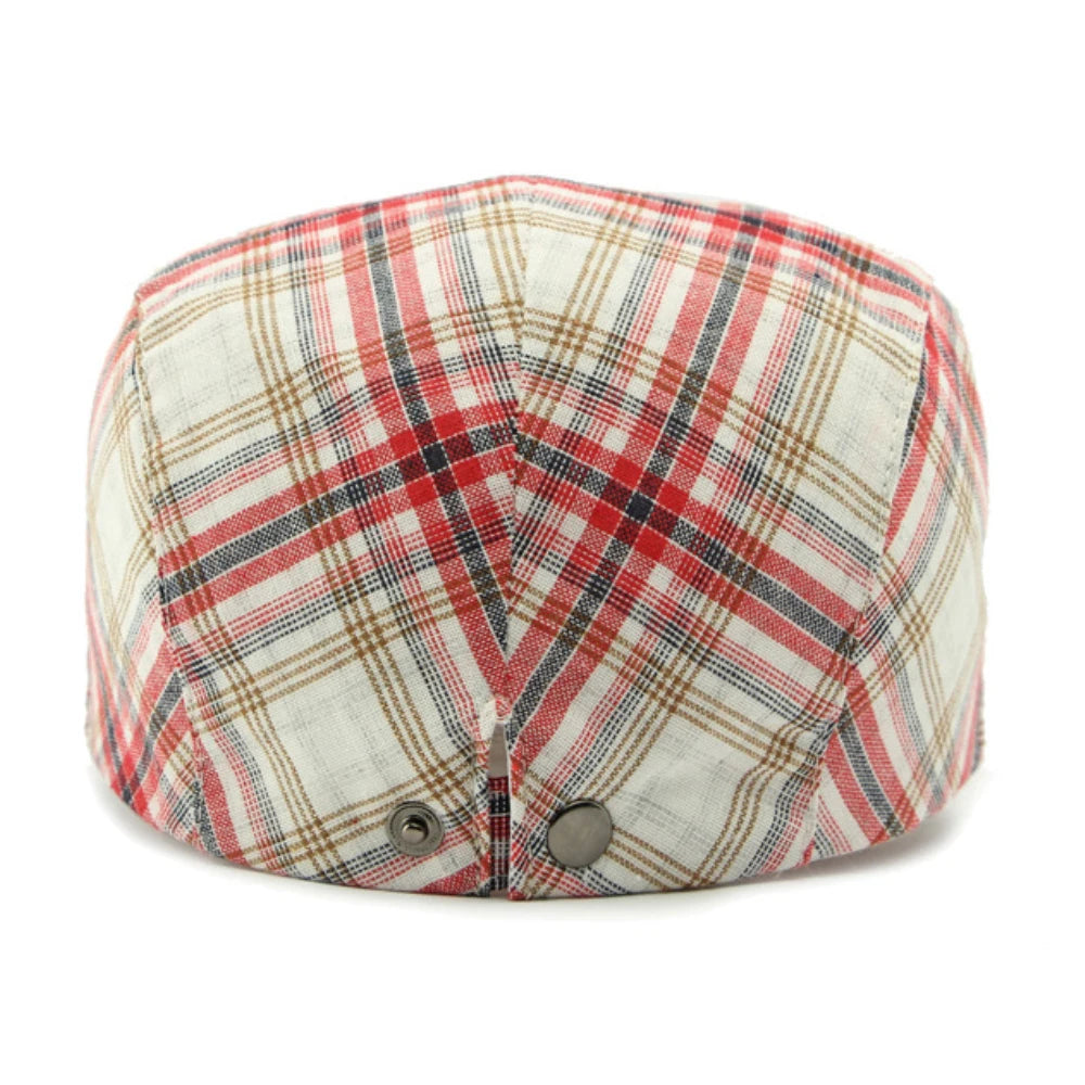 Lincoln Plaid Artist Beret