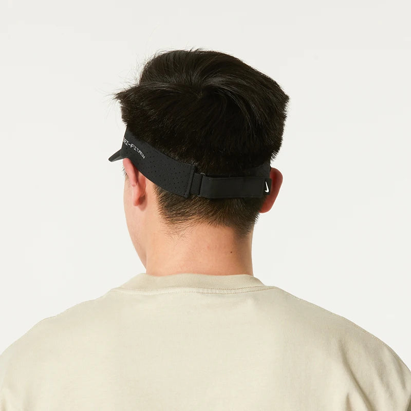 Nike Breathable Sports Cap - Black & White Running Hat
