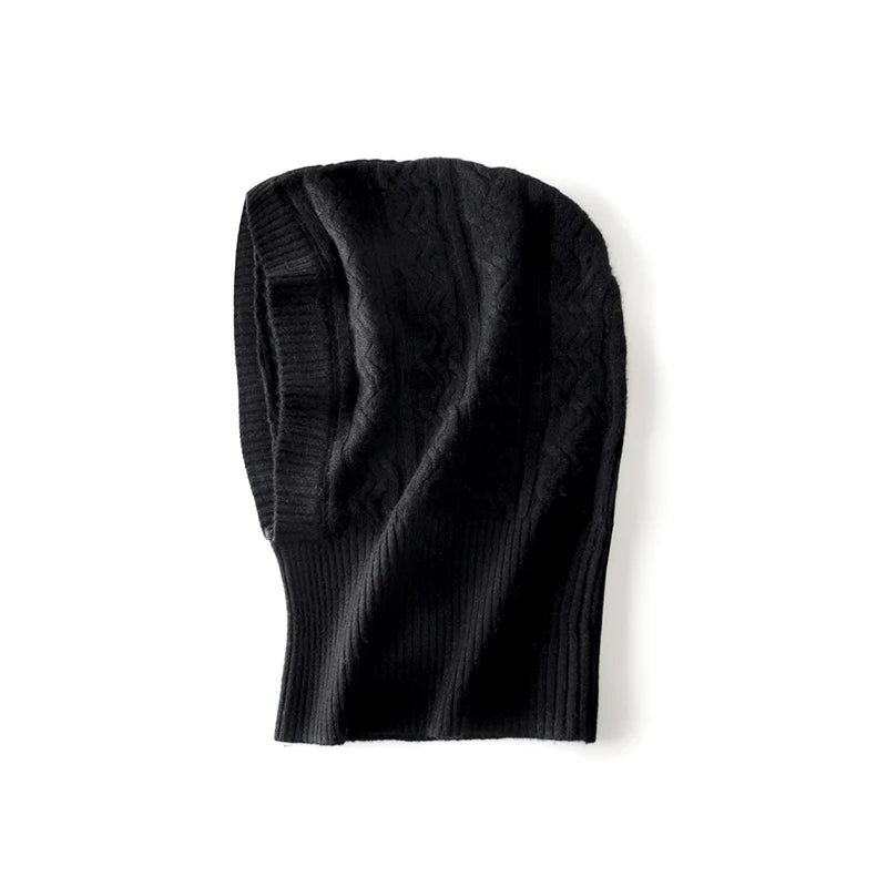 The Cairngorm | 100% Wool Balaclava Hooded Scarf Beanie | Urban Caps NZ