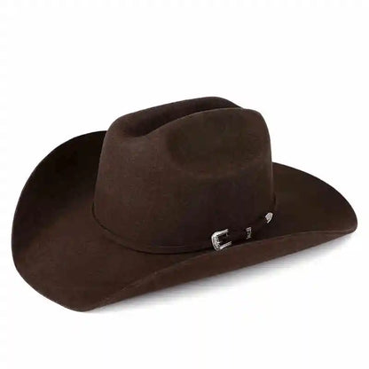 Premium Wool Cowboy Hat – Western Felt Cattleman Hat