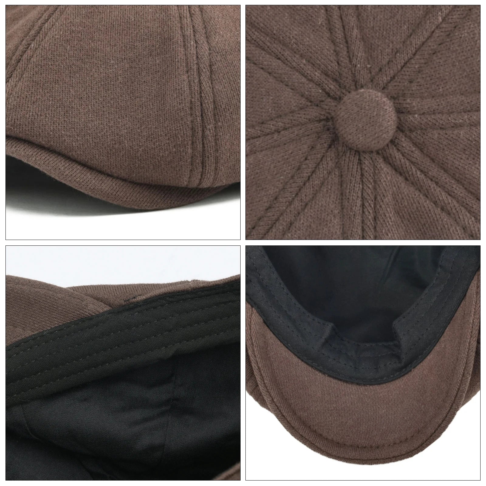 The Kensington 8-Panel Cotton Newsboy Cap | Urban Caps NZ