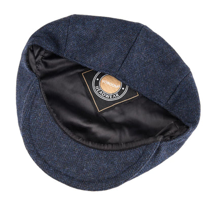 The Wicklow | Wool Tweed Herringbone Irish Flat Cap | Urban Caps NZ