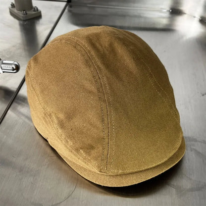 Torino XL Cotton Flat Cap – Extra Large Newsboy Cap for Men & Women (55–65cm)
