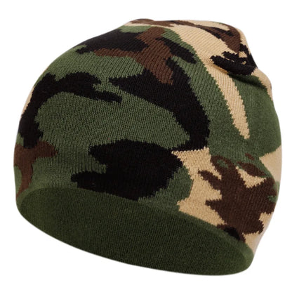 The Ridgeway | Camouflage Knitted Street Style Beanie | Urban Caps NZ