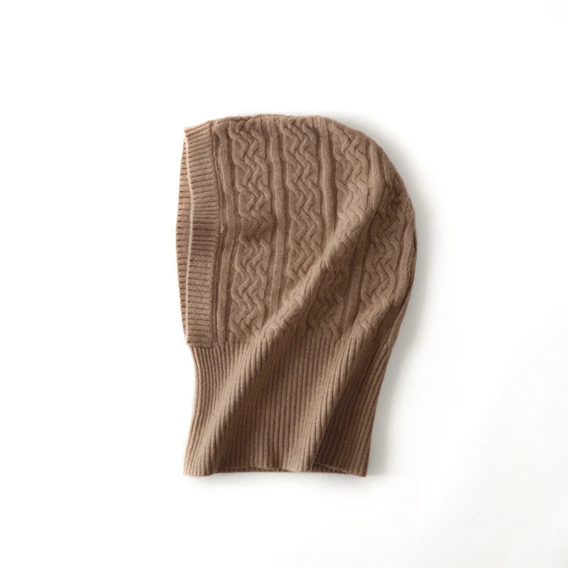 The Cairngorm | 100% Wool Balaclava Hooded Scarf Beanie | Urban Caps NZ