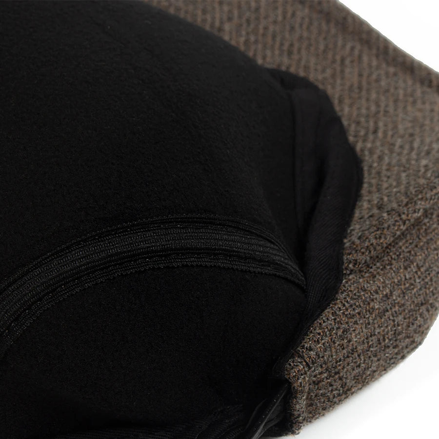 Velvet Grid Ivy Cap | Premium Winter Flat Cap | Urban Caps NZ