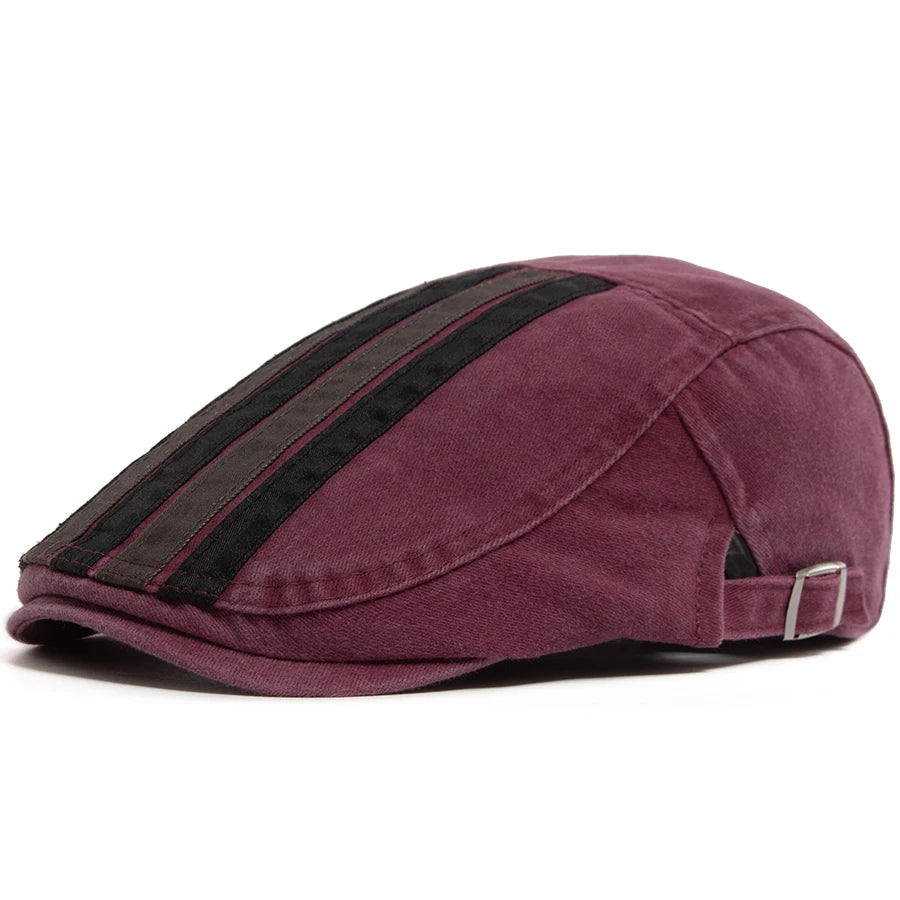 Washed Patchwork Ivy Cap | Five Panel Flat Hat | Urban Caps NZ
