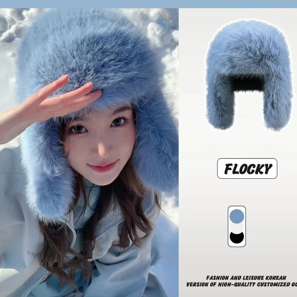 Resolute Fluffy Fur Trapper Hat
