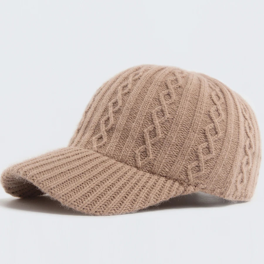 Knitted Warm Baseball Cap | Autumn Winter Sports Cap | Urban Caps NZ