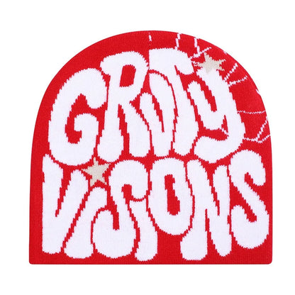The GR Edition | Letter Jacquard Fashion Knitted Beanie | Urban Caps NZ