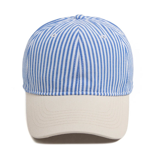 Striped Soft Dad Hat | Casual Baseball Cap | Urban Caps NZ