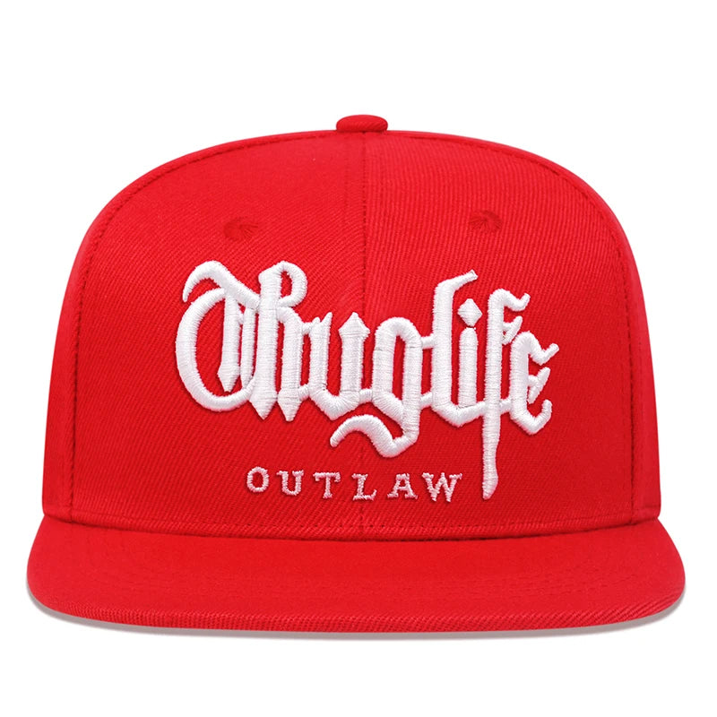 The Ladbroke | Thug Life Embroidery Unisex Snapback Cap | Urban Caps NZ