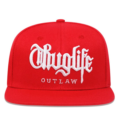 The Ladbroke | Thug Life Embroidery Unisex Snapback Cap | Urban Caps NZ