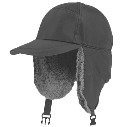Baffin Waterproof Fleece Trapper Hat in Black