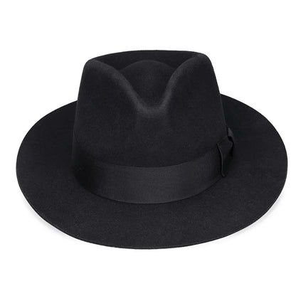 Wool Fedora Hat NZ – Wide Brim Felt Fedora with Satin Lining