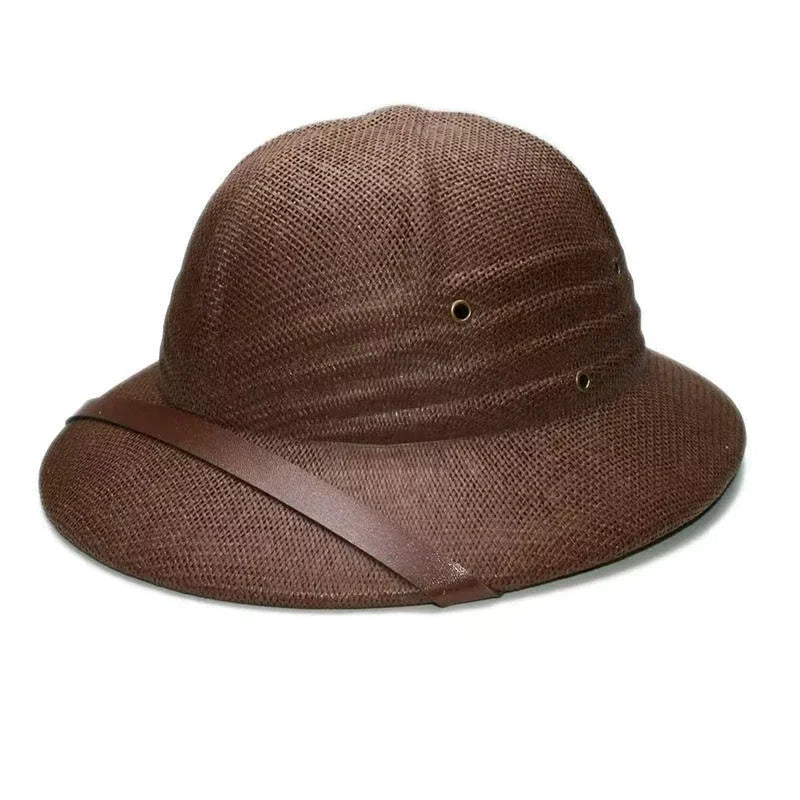 Ranger Straw Jungle Hat in Coffee