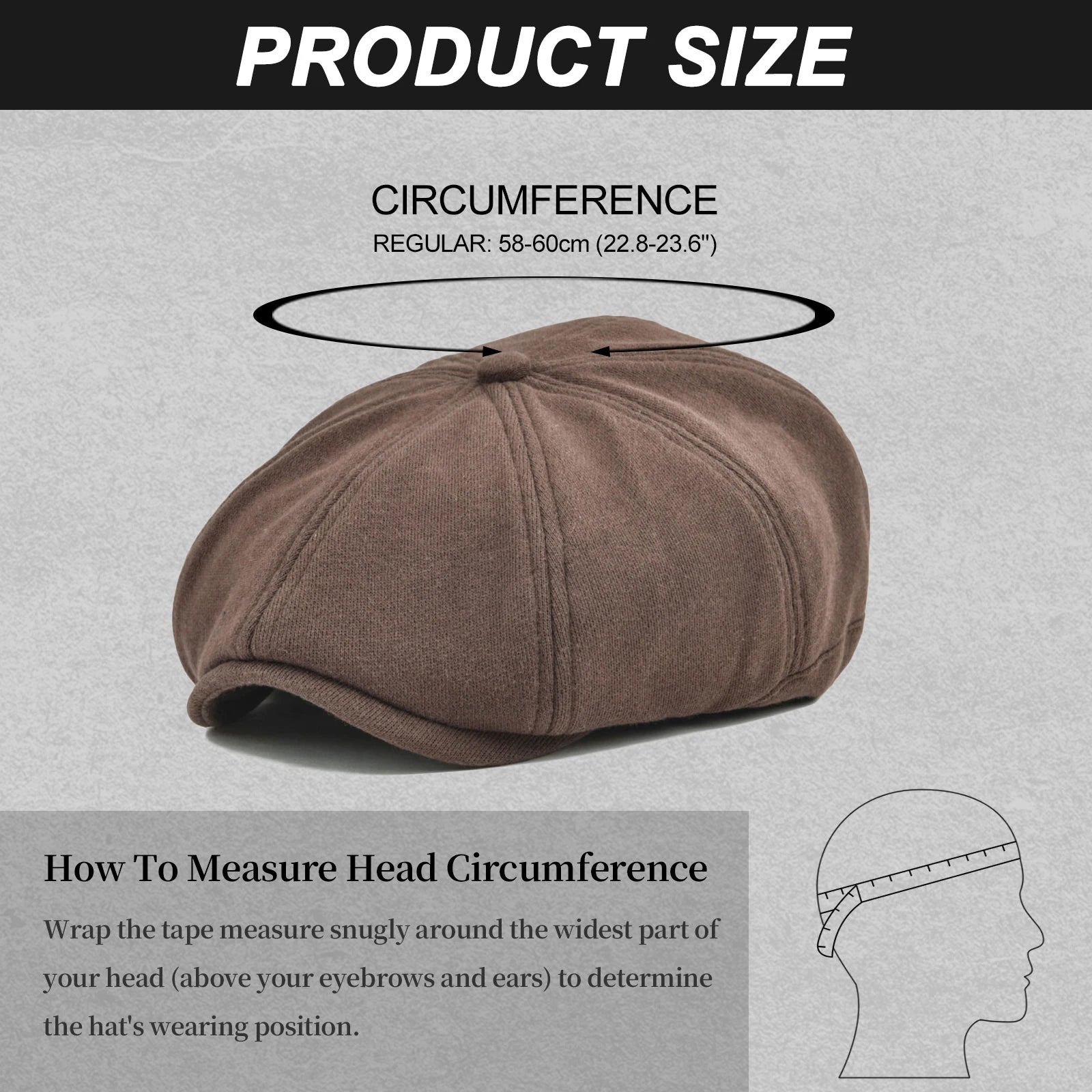 The Kensington 8-Panel Cotton Newsboy Cap | Urban Caps NZ
