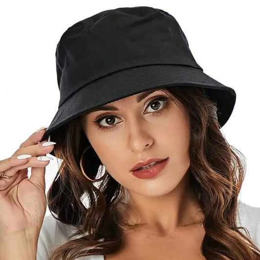 WRELS Anti-UV Fisherman Hat – UPF50+ Cotton Bucket Hat