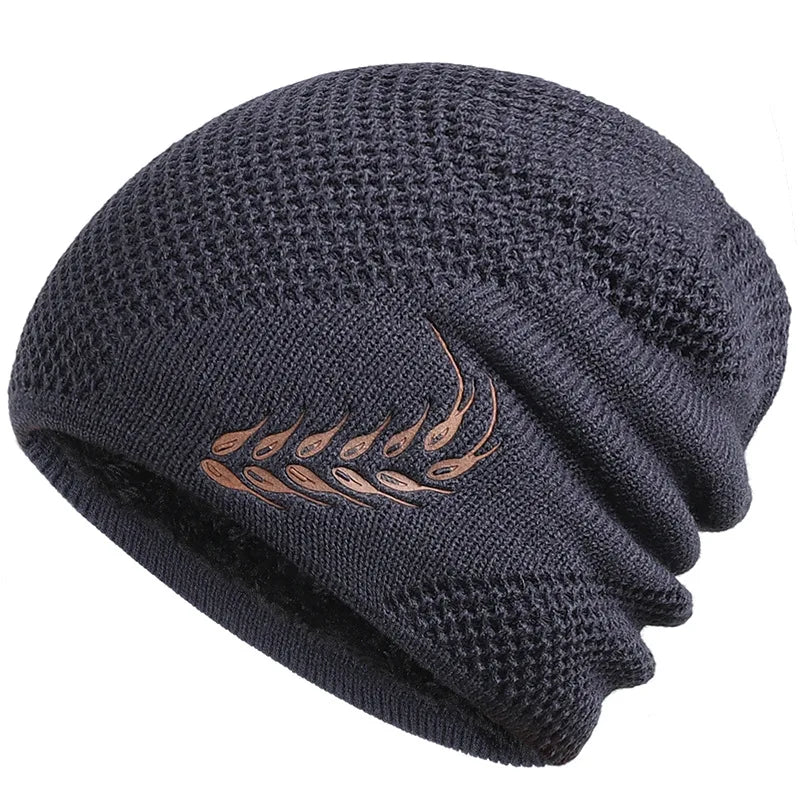 Spike Winter Lined Knitted Beanie - Urban Caps