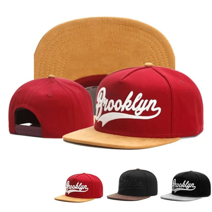 The Brooklyn | Borough Embroidery Unisex Snapback Cap | Urban Caps NZ