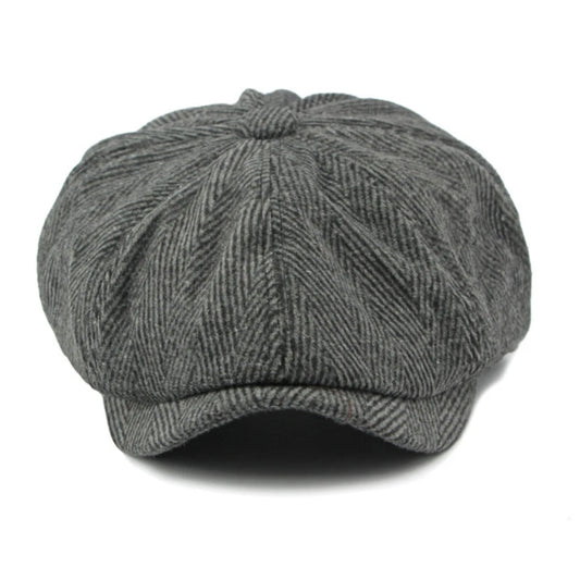Melrose Striped Wool Beret