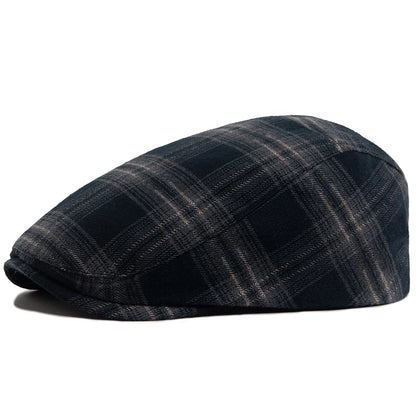 Thin Plaid Herringbone Ivy Cap | Heritage Flat Hat | Urban Caps NZ