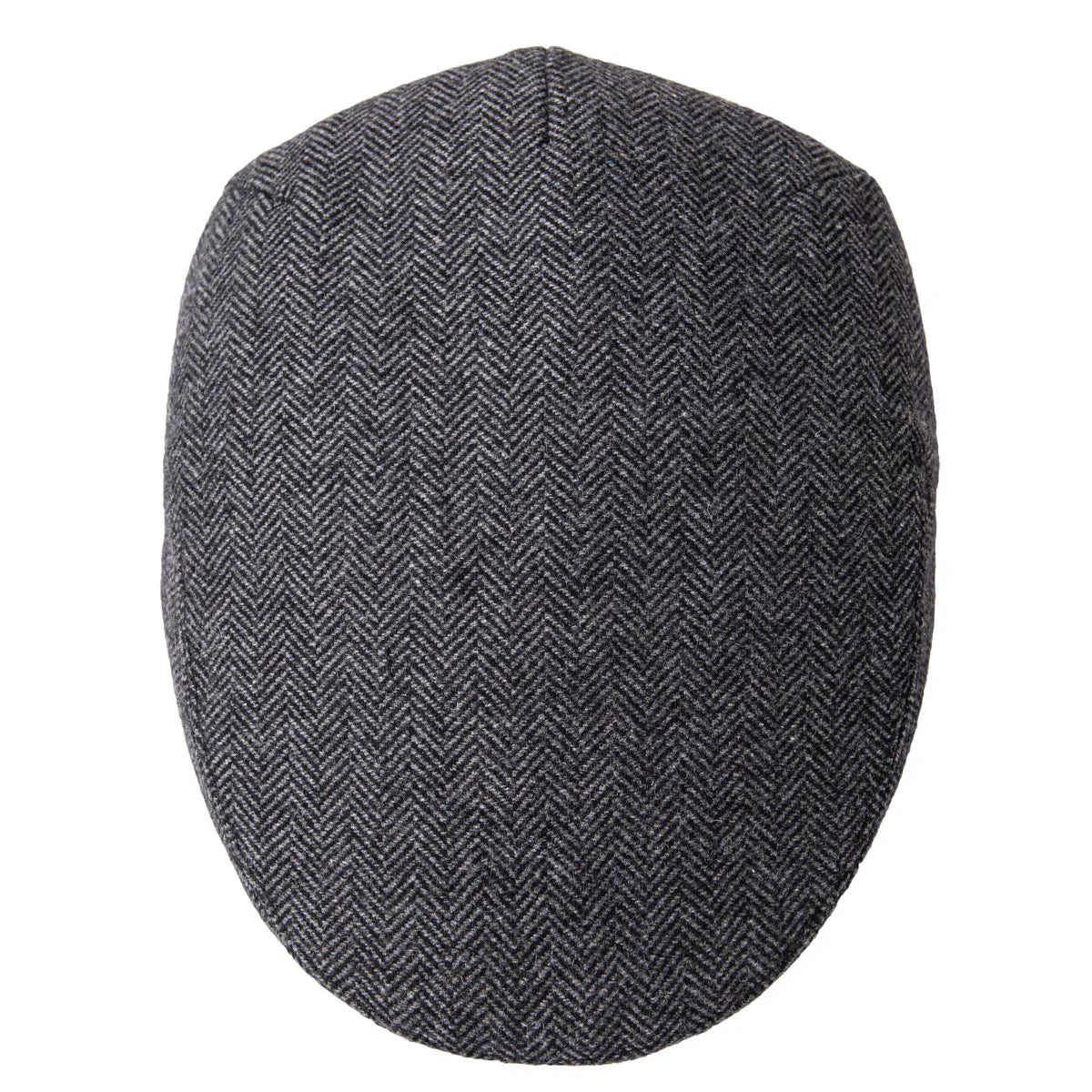The Gleneagles | Men's Herringbone Wool Blend Driving Flat Cap | Urban Caps NZ