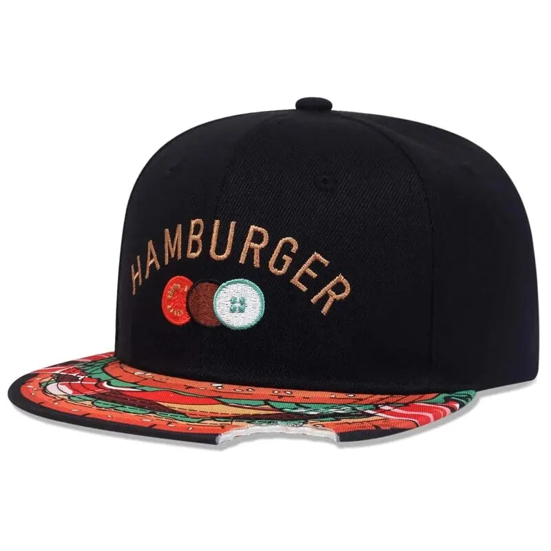 The Napoli | Eye & Pizza Embroidery Unisex Snapback Cap | Urban Caps NZ
