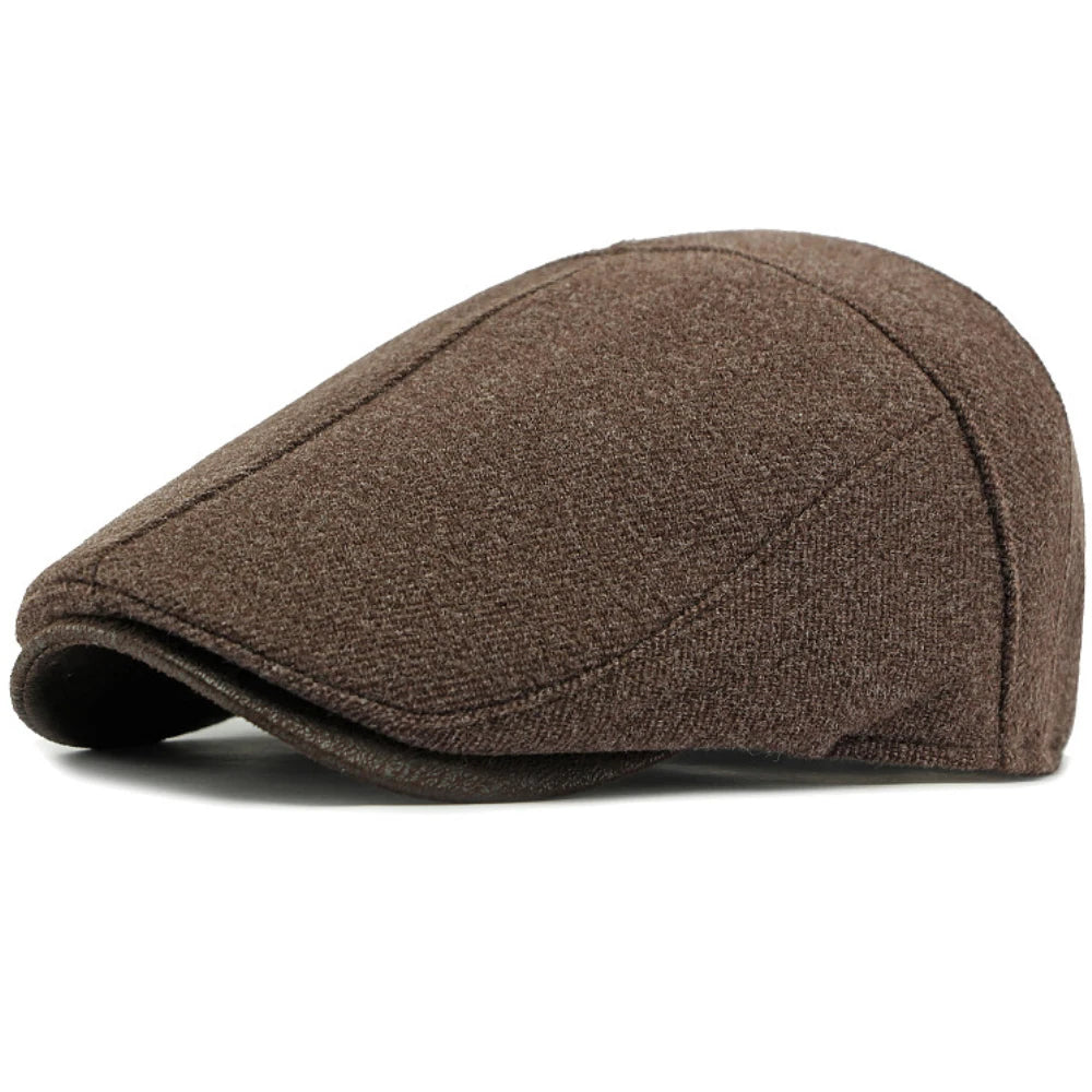 Shrewsbury Wool Artist Beret in Coffee