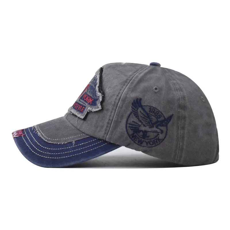 Pentagram Letter Embroidered Baseball Cap | Summer Sports Cap | Urban Caps NZ