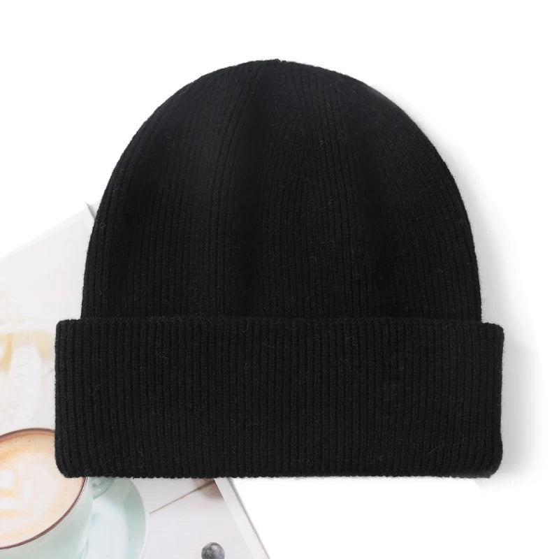 The Cortina | Women's 100% Pure Cashmere Knitted Beanie | Urban Caps NZ