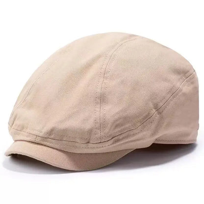 Torino XL Cotton Flat Cap – Extra Large Newsboy Cap for Men & Women (55–65cm)
