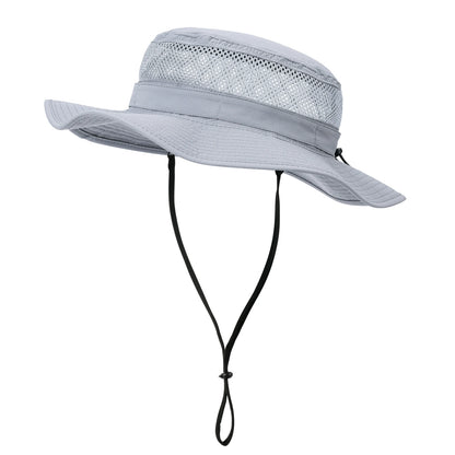 The Tasman | Men's Wide Brim Mesh Sun Hat | Urban Caps NZ