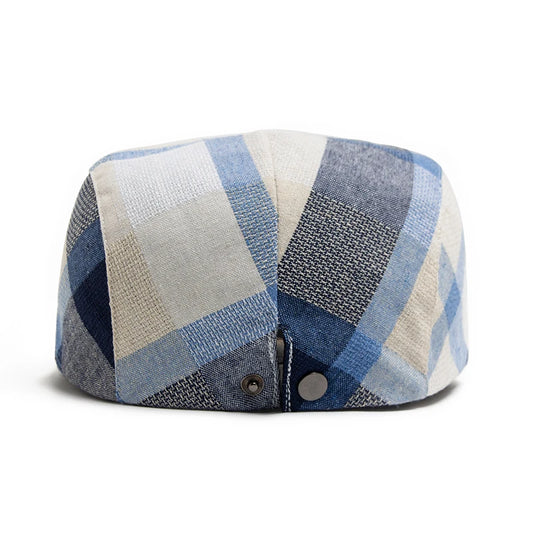 Multicolour Plaid Ivy Cap | Country Heritage Flat Cap | Urban Caps NZ