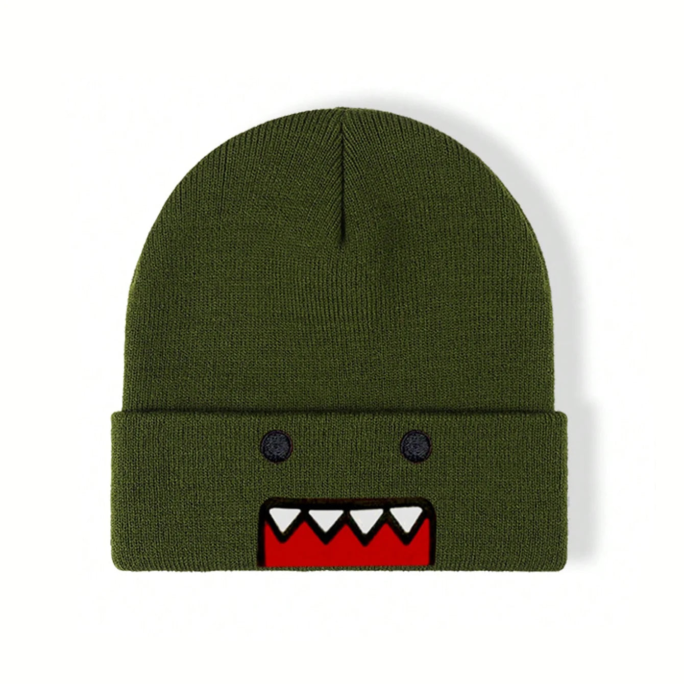 The Domo | Cartoon Character Embroidered Knitted Beanie | Urban Caps NZ