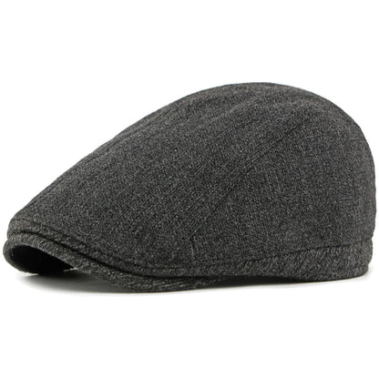 Shrewsbury Wool Artist Beret in Dark Grey