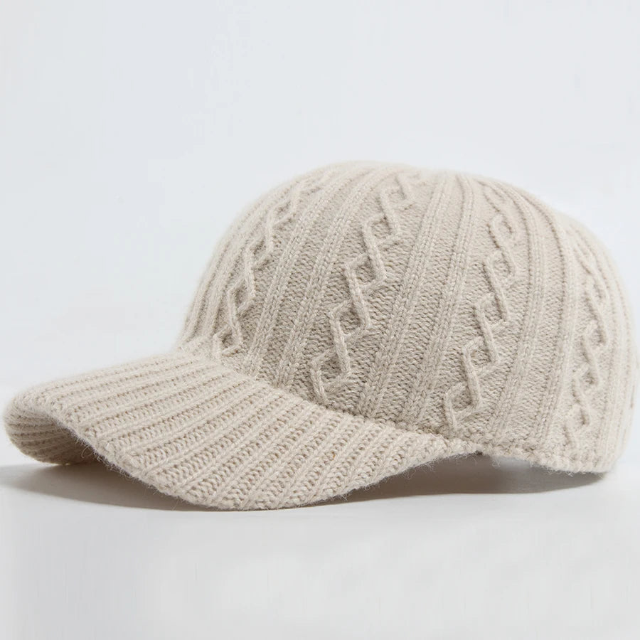 Knitted Warm Baseball Cap | Autumn Winter Sports Cap | Urban Caps NZ