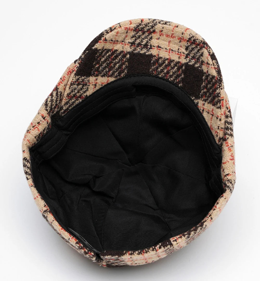 Bakewell Plaid Winter Beret
