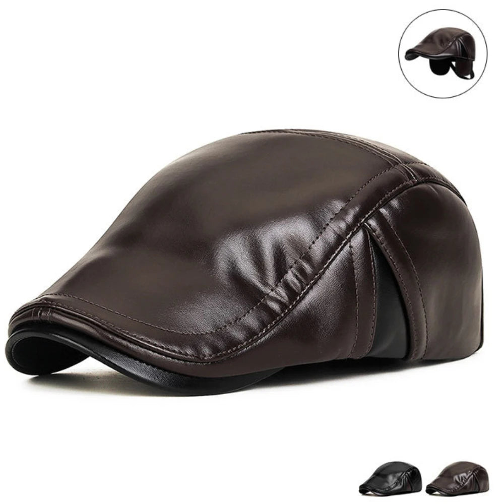 Aviemore Faux Leather Beret