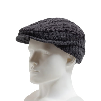 Knitted Earflap Ivy Cap | Scottish Country Flat Cap | Urban Caps NZ