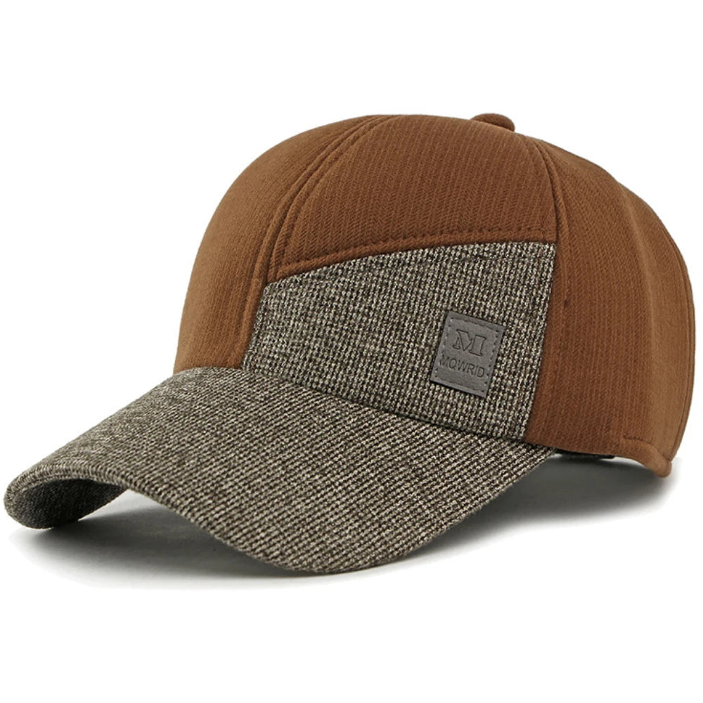 Fulham Fleece-Lined Baseball Cap in Dark Khaki