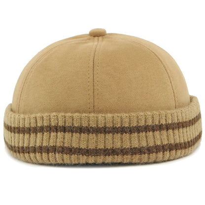 Anchorage Knitted Trapper Beanie in Khaki