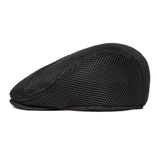 The Rialto | Men's Breathable Mesh Hollow Beret Ivy Cap | Urban Caps NZ