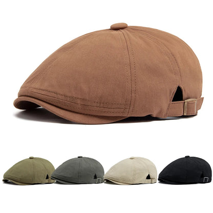 Classic Cotton Newsboy Cap | Daily Wear British Cap | Urban Caps NZ