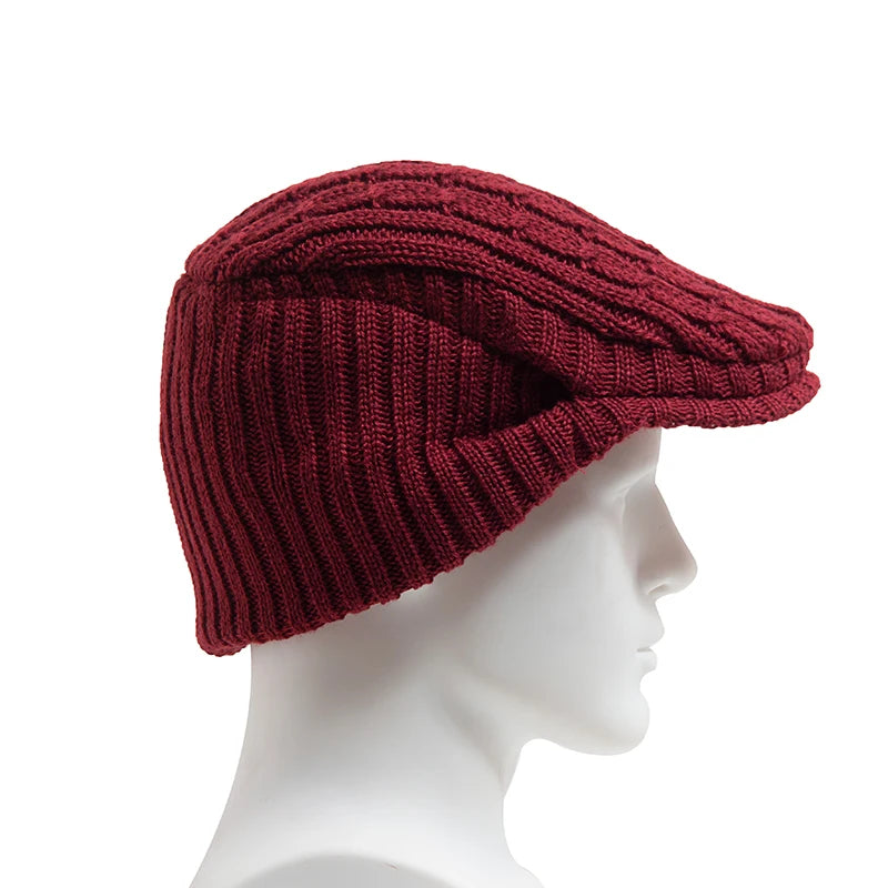 Knitted Earflap Ivy Cap | Scottish Country Flat Cap | Urban Caps NZ
